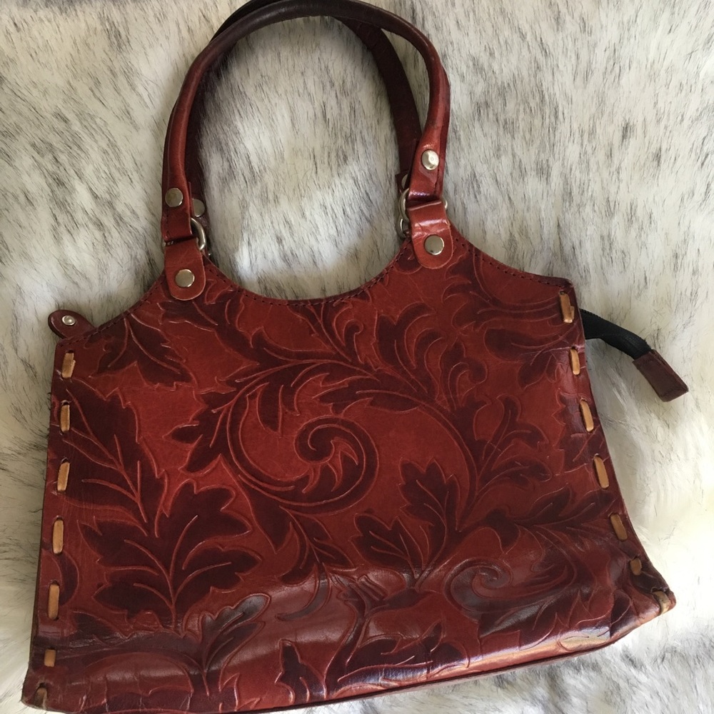 Brazen raisin small bag with paisley design - Picture 6 of 6